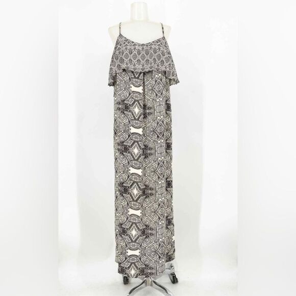 VANESSA VIRGINIA‎ by ANTHROPOLOGIE NWOT Talitha Maxi Dress in Black and White - Picture 4 of 11